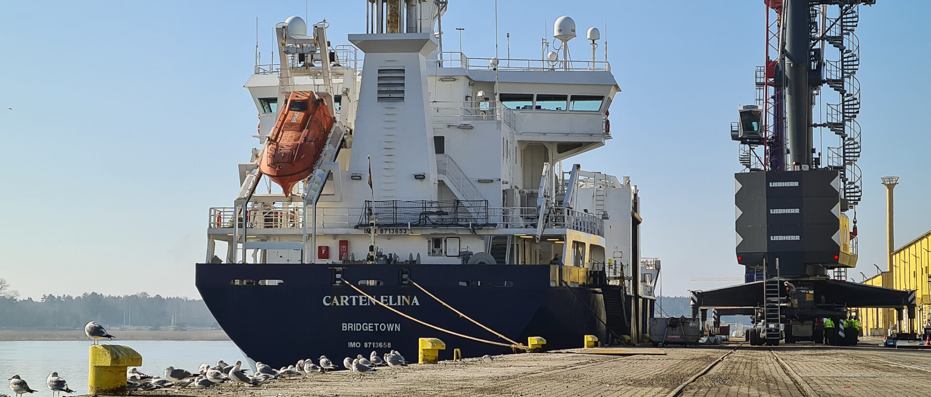 The line offers cargo transport between the Port of Swinoujscie and Norwegian coast
